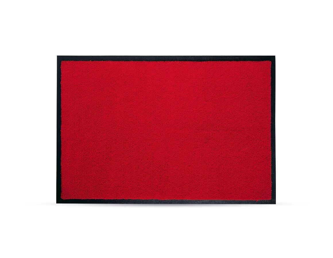 Podlahové rohože: Komfortní rohože s gumovým okrajem + červená
