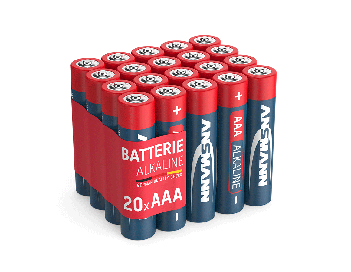 Elektronika: Ansmann Micro AAA baterie- úsporné balení, 20 kusů