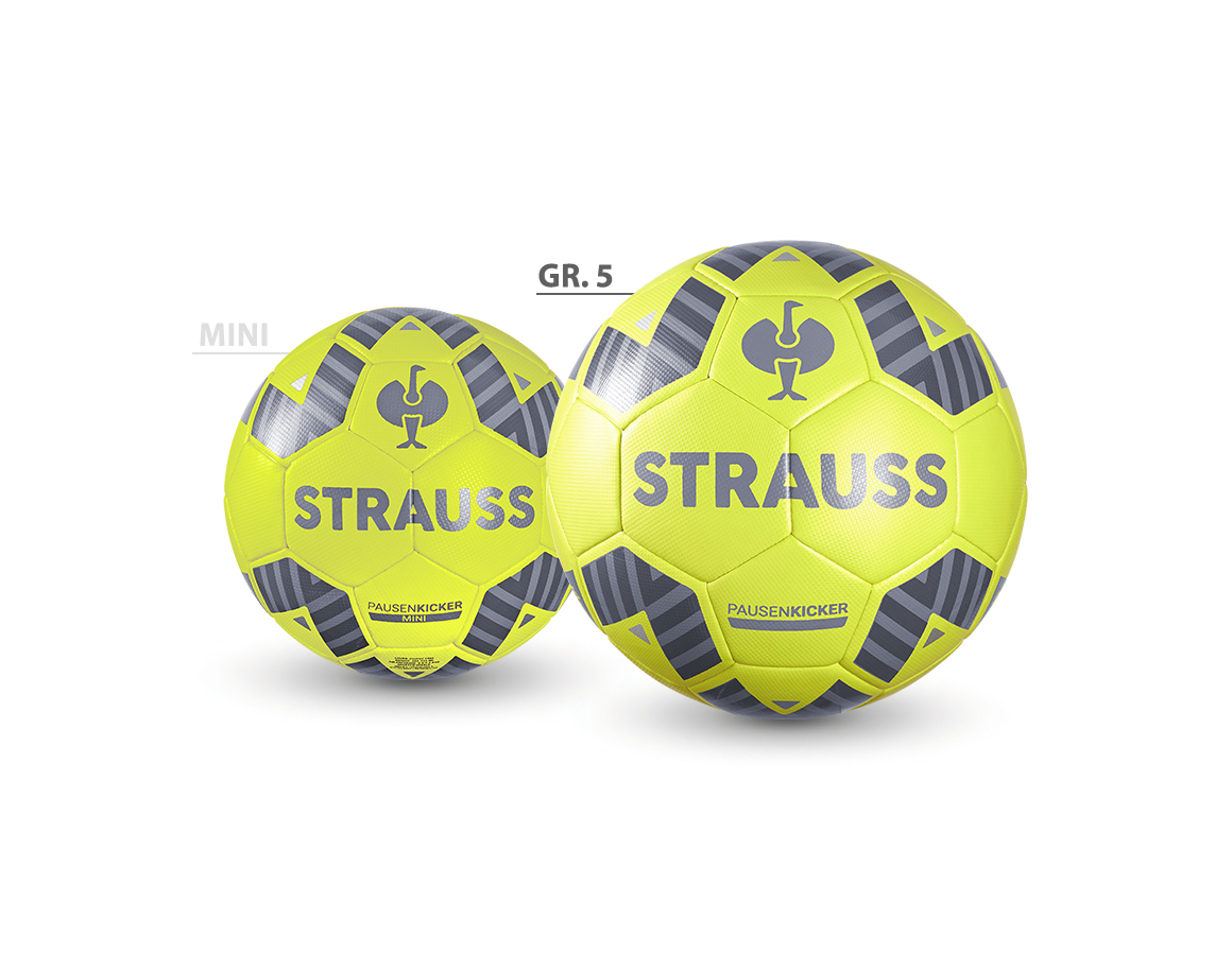 Pro nejmenší: Fotbalový míč STRAUSS + acid yellow