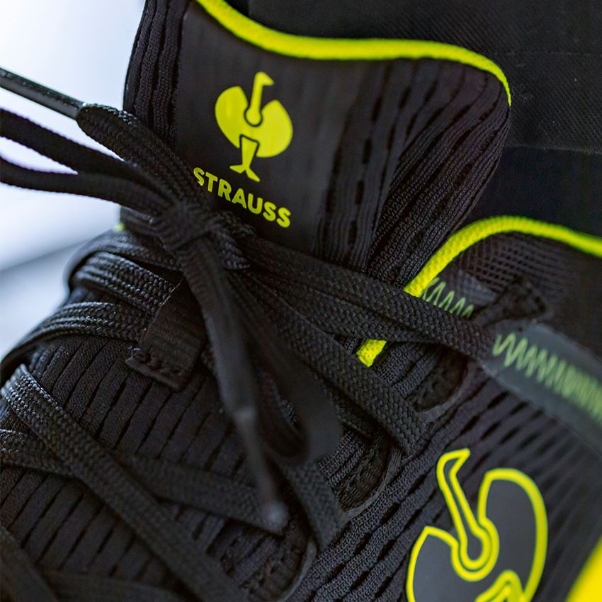 SB: SB Bezpečnostní obuv e.s. Tarent low + černá/výstražná žlutá 2