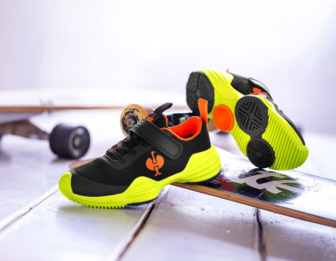 Obuv: Víceúčelová obuv e.s. Porto, dětská + černá/výstražná žlutá/výstražná oranžová 1