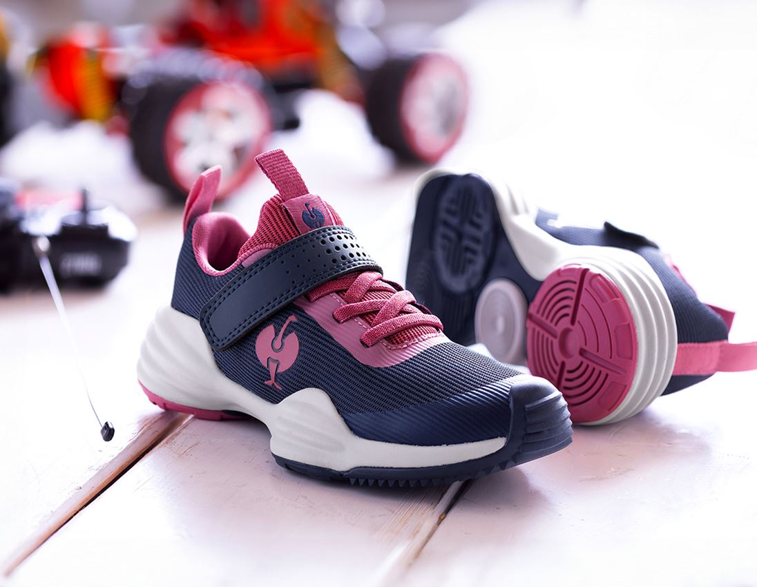 Dětská obuv: Víceúčelová obuv e.s. Porto, dětská + hlubinněmodrá/tara pink