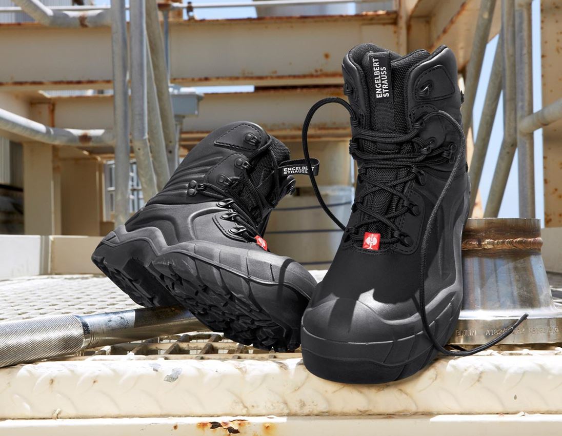 S3: e.s. S3 Bezpečnostní obuv Apodis mid + černá