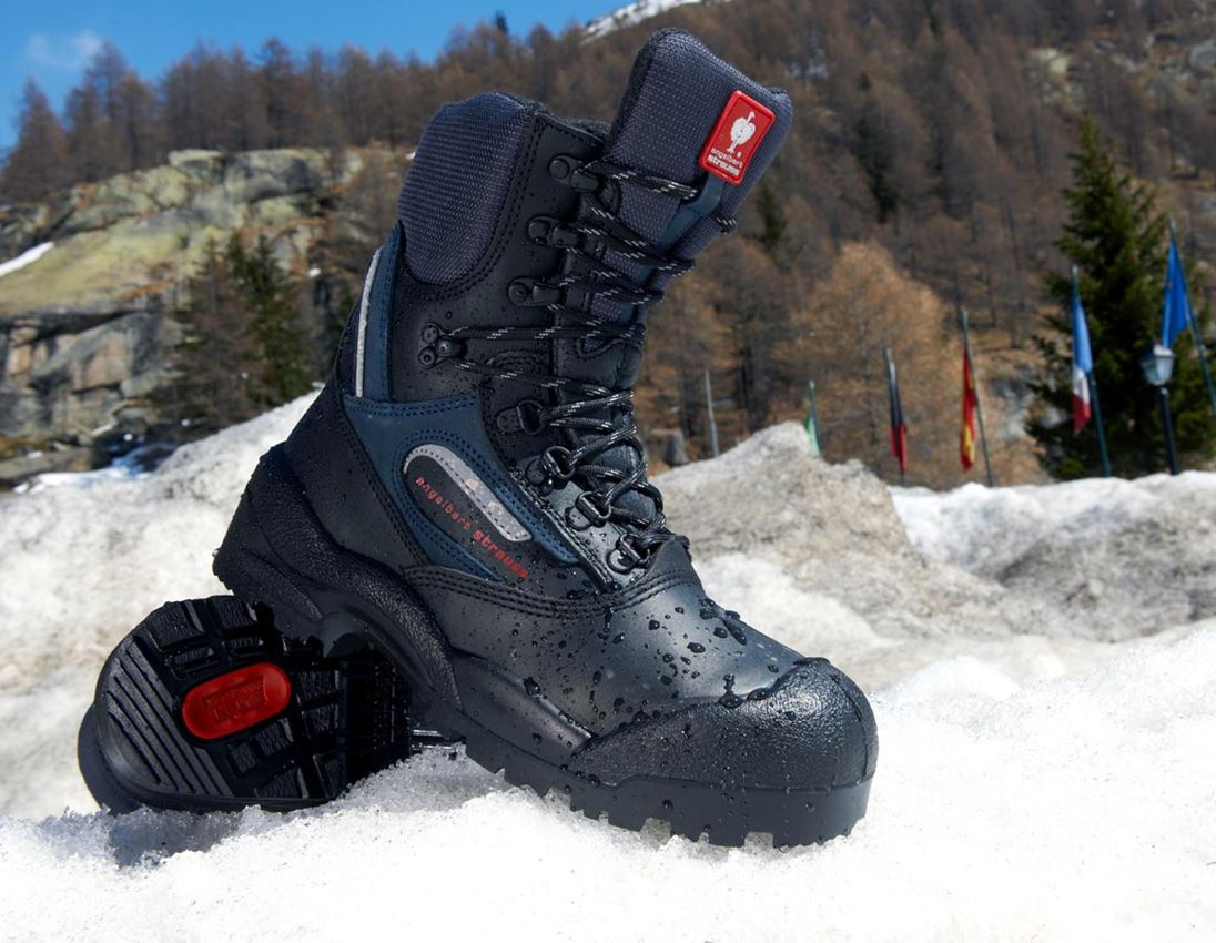 S3: S3 Zimní vysoká bezpečnostní obuv Narvik II + černá