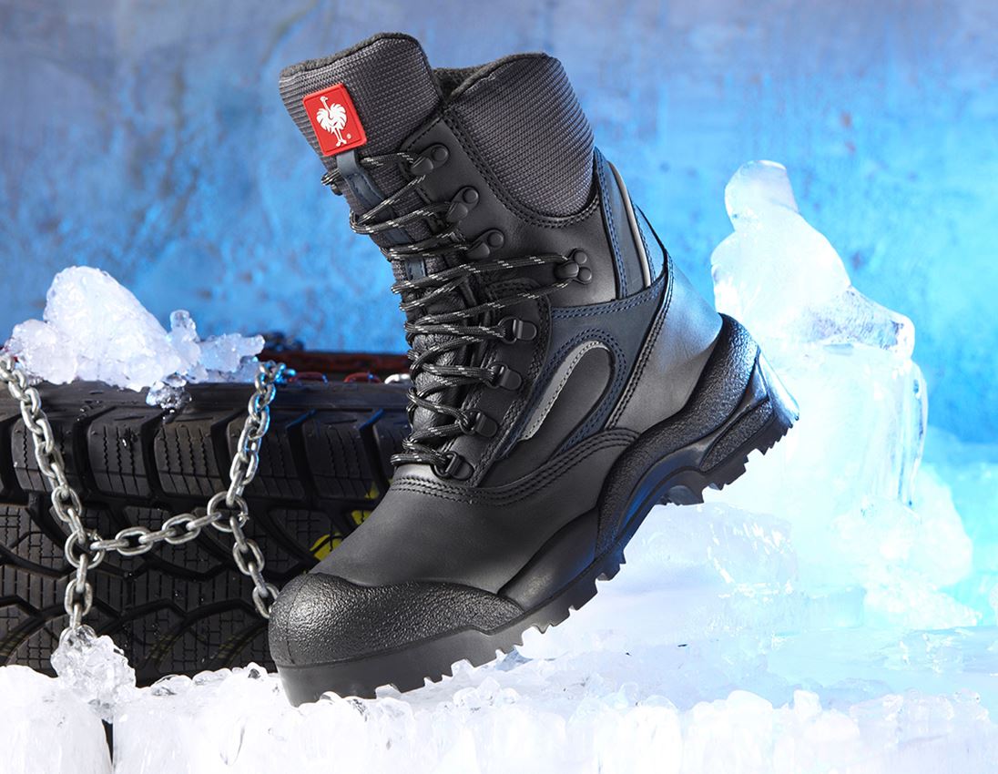 S3: S3 Zimní vysoká bezpečnostní obuv Narvik II + černá 1