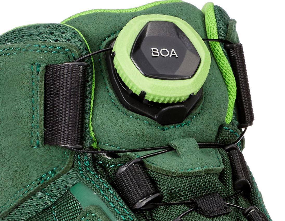 S3: S3 Bezpečnostní obuv e.s. Kastra II mid + zelená/mořská zelená 1