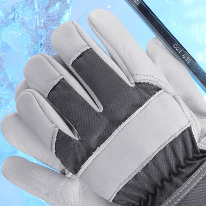 Kůže: Zimní rukavice Yukon z lícové usně 2