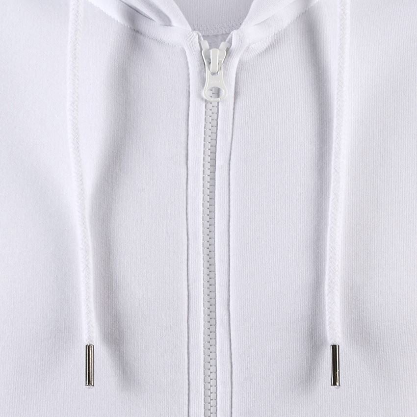 Trička, svetry & košile: e.s. Hoody-Bunda Sweat poly cotton + bílá 2