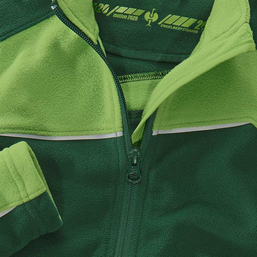 Bundy: Fleecová bunda e.s.motion 2020, dětská + zelená/mořská zelená 2
