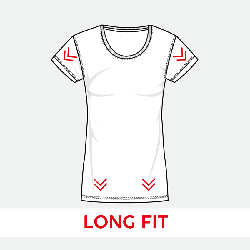 Trička | Svetry | Košile: e.s. Long-Tričko cotton, dámské + bílá 2