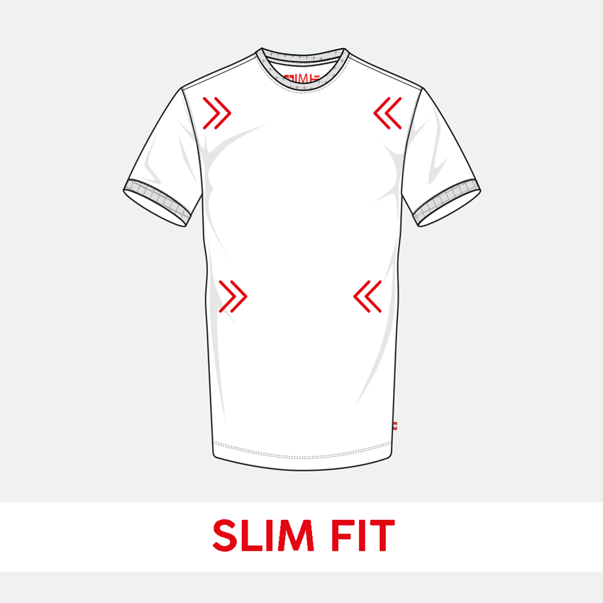 Trička, svetry & košile: e.s. Tričko cotton stretch, slim fit + šedý melír 2