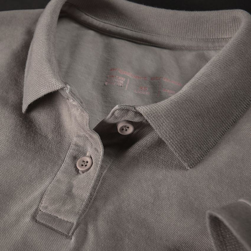 Trička | Svetry | Košile: e.s. Polo-Tričko vintage cotton stretch, dámská + tmavošedá vintage 2