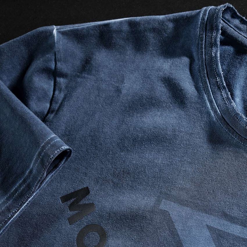 Trička, svetry & košile: Tričko e.s.motion ten + břidlicová modrá vintage 2