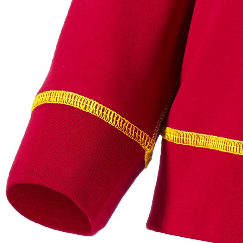 Trička | Svetry | Košile: Mikina e.s.motion 2020, dětská + ohnivě červená/výstražná žlutá 2
