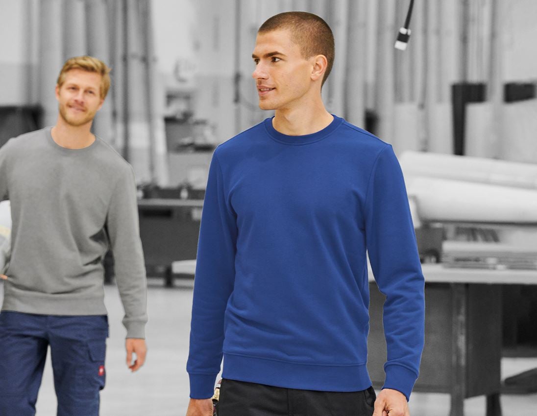 Trička, svetry & košile: Mikina e.s.industry + modrá chrpa