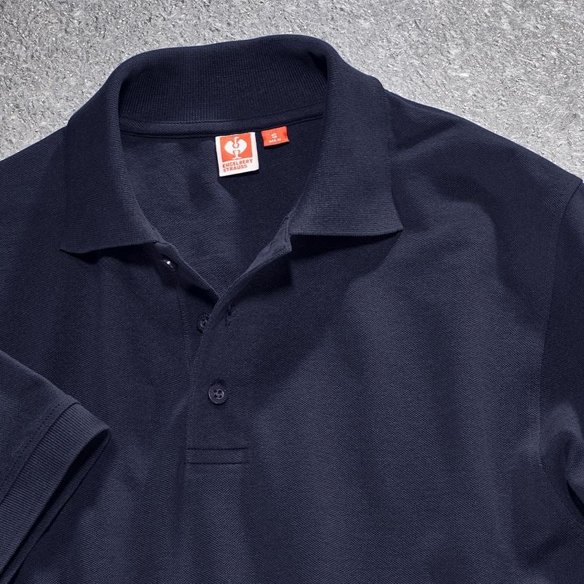 Trička, svetry & košile: Pique-Polo e.s.industry + tmavomodrá 2