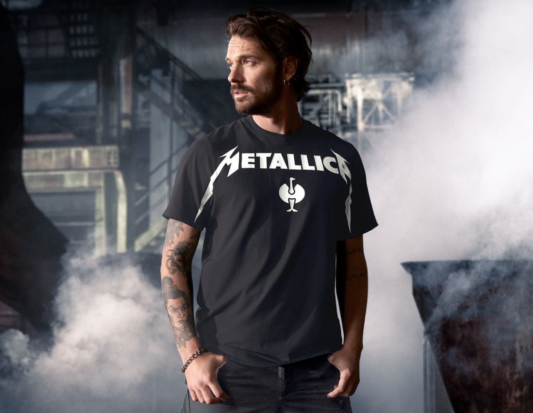 Trička, svetry & košile: Metallica cotton tee + černá