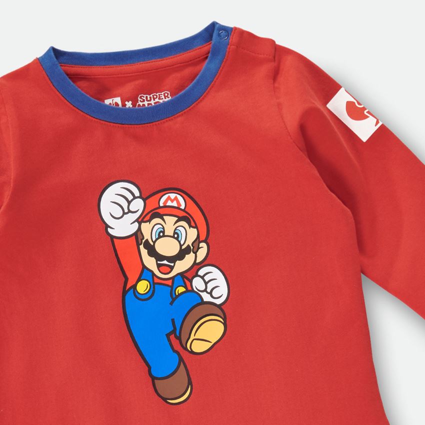 Doplňky: Body Super Mario pro miminka + strauss červená 2
