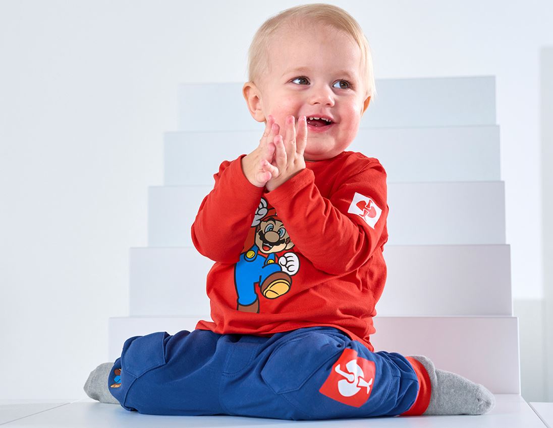 Doplňky: Pyžamo Super Mario pro miminka + alkalická modrá/strauss červená