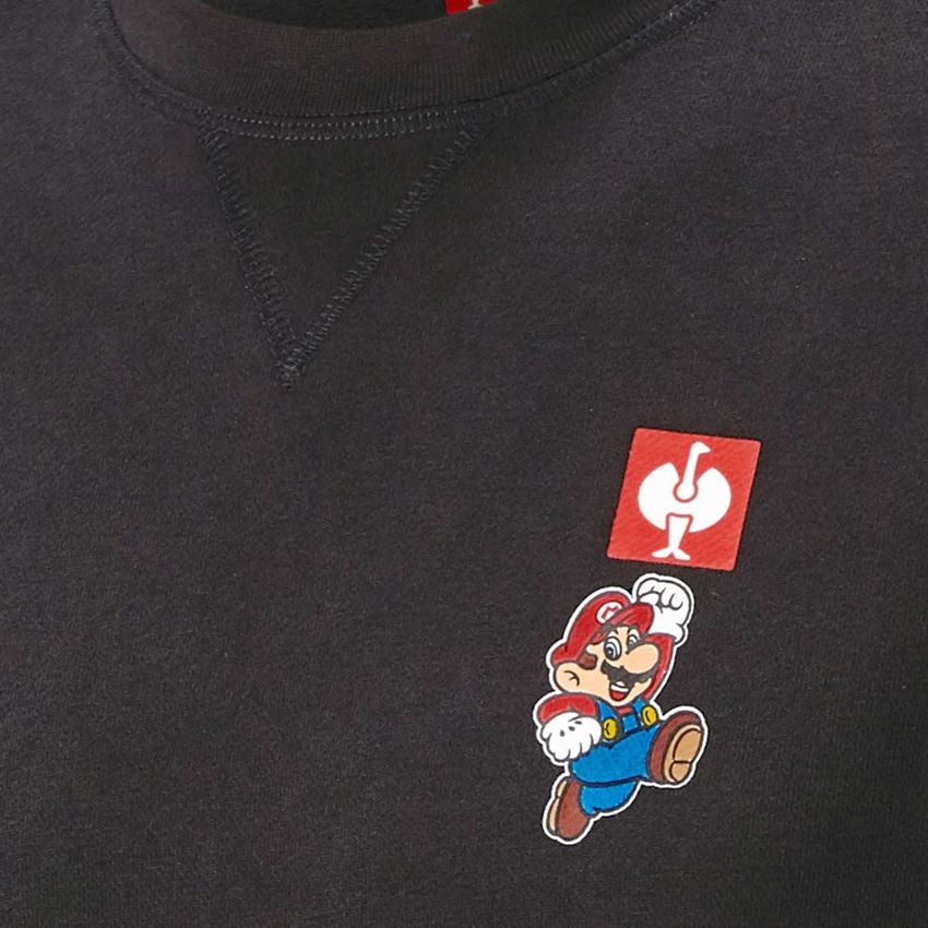 Trička, svetry & košile: Pánská mikina Super Mario + černá 2