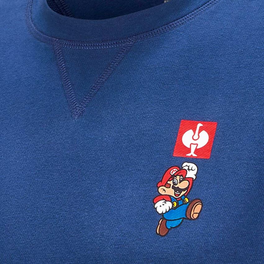 Trička, svetry & košile: Pánská mikina Super Mario + alkalická modrá 2