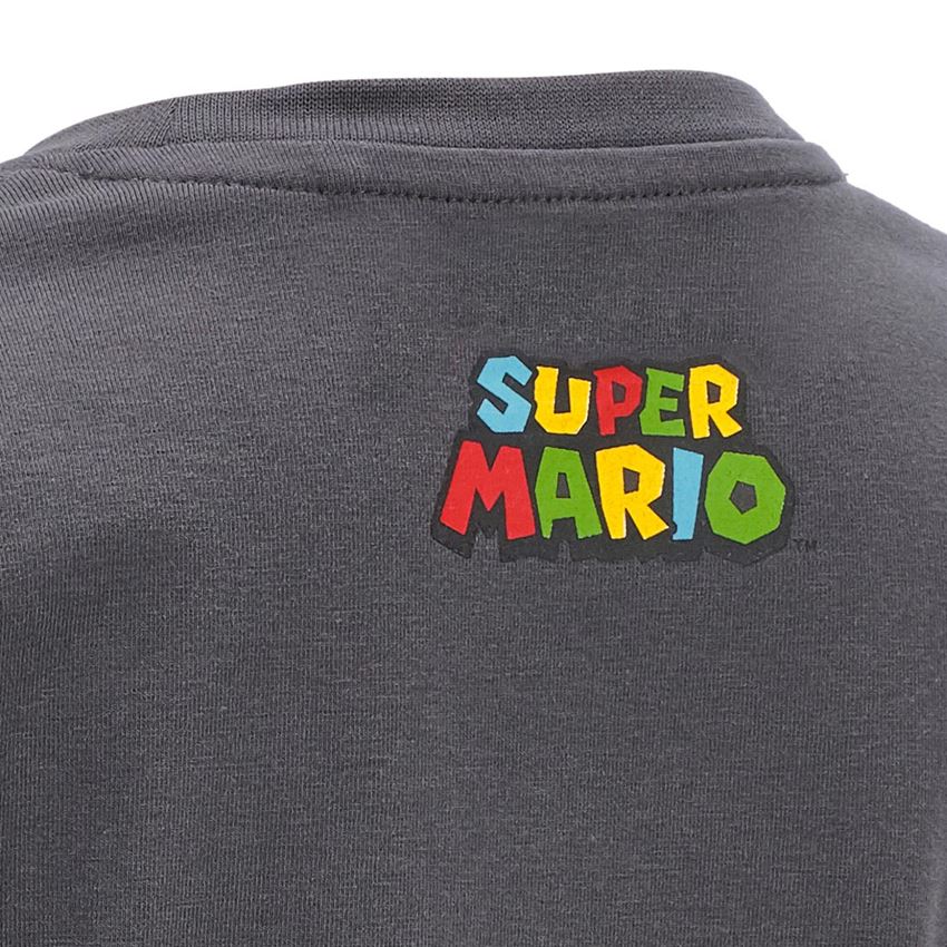 Trička | Svetry | Košile: Dětské triko Super Mario + antracit 2
