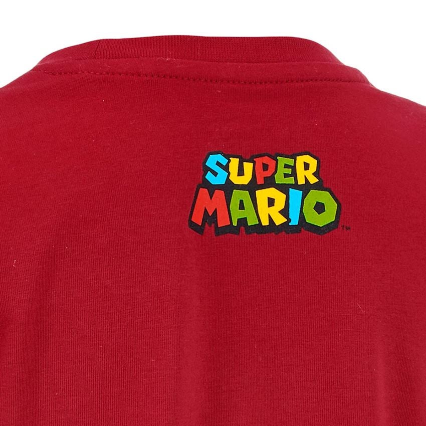 Trička | Svetry | Košile: Dětské triko Super Mario + ohnivě červená 2