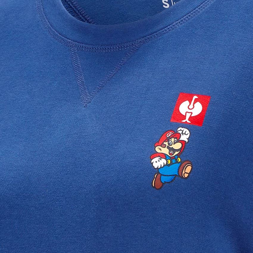 Trička | Svetry | Košile: Dámská mikina Super Mario + alkalická modrá 2