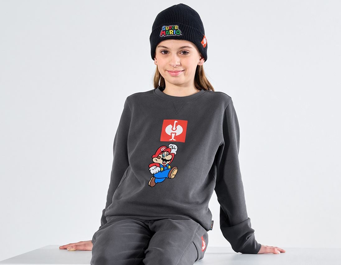 Spolupráce: Dětská mikina Super Mario + antracit