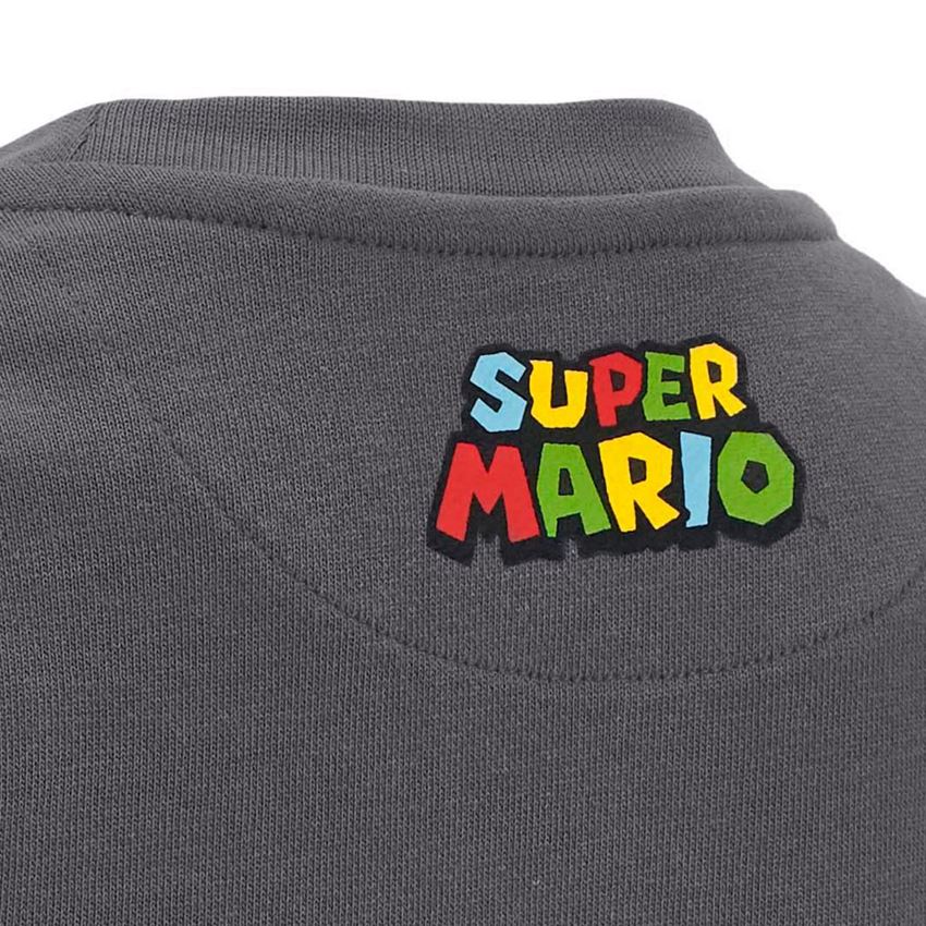 Trička | Svetry | Košile: Dětská mikina Super Mario + antracit 2