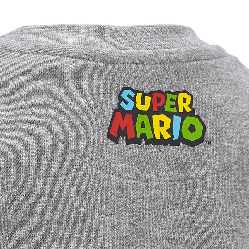 Trička | Svetry | Košile: Dětská mikina Super Mario + šedý melír 2