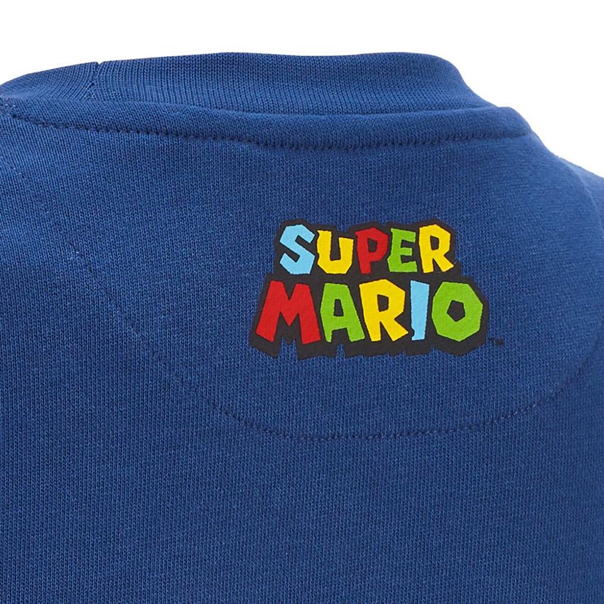 Trička | Svetry | Košile: Dětská mikina Super Mario + alkalická modrá 2