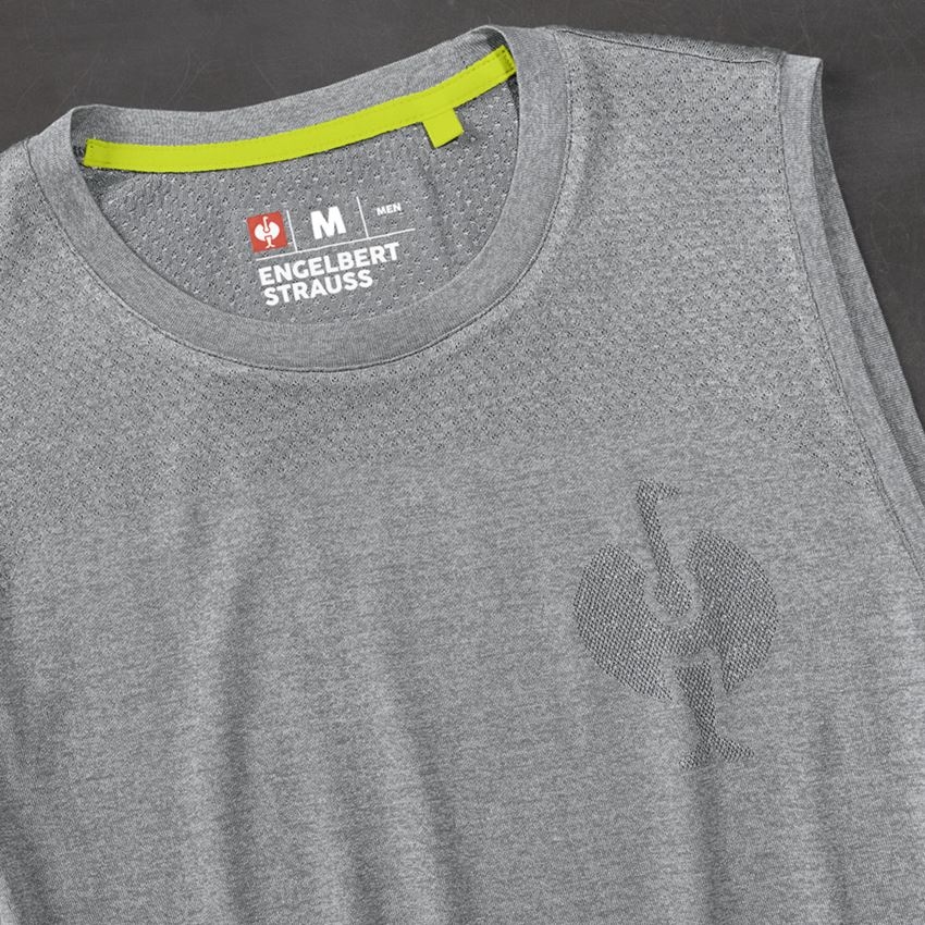 Trička, svetry & košile: Atletické tričko seamless e.s.trail + čedičově šedá melanž 2