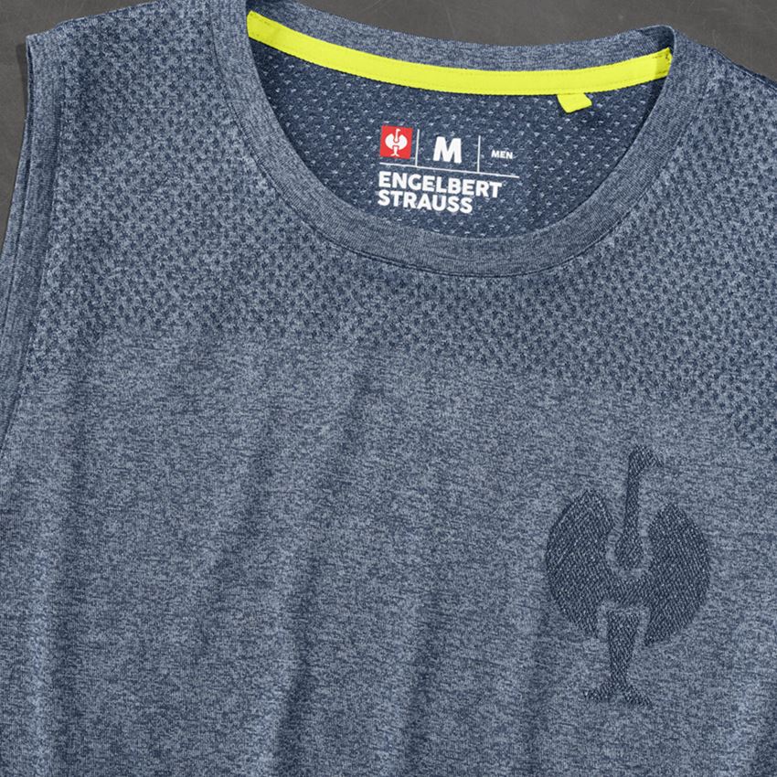 Trička, svetry & košile: Atletické tričko seamless e.s.trail + hlubinněmodrá melanž 2