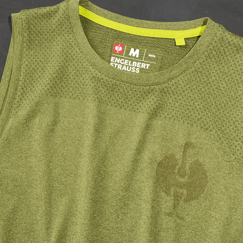 Trička, svetry & košile: Atletické tričko seamless e.s.trail + jalovcová zelená melanž 2