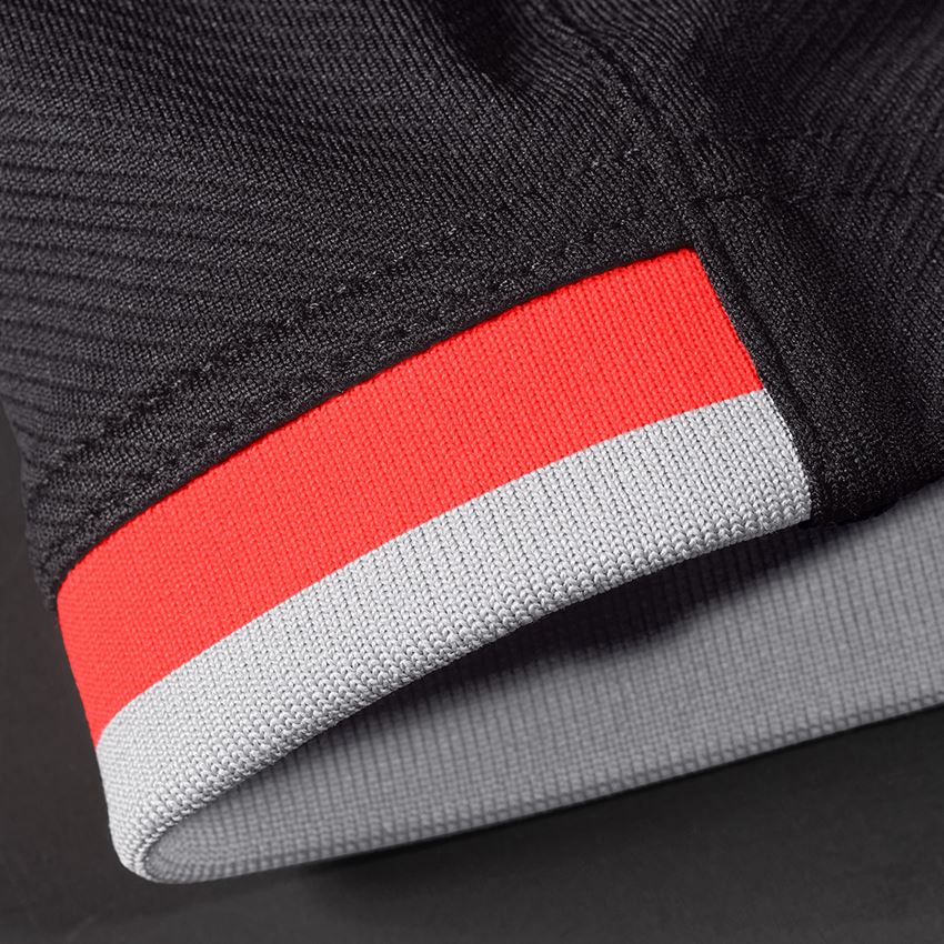 Trička, svetry & košile: Funkční-triko e.s.ambition + černá/výstražná červená 2