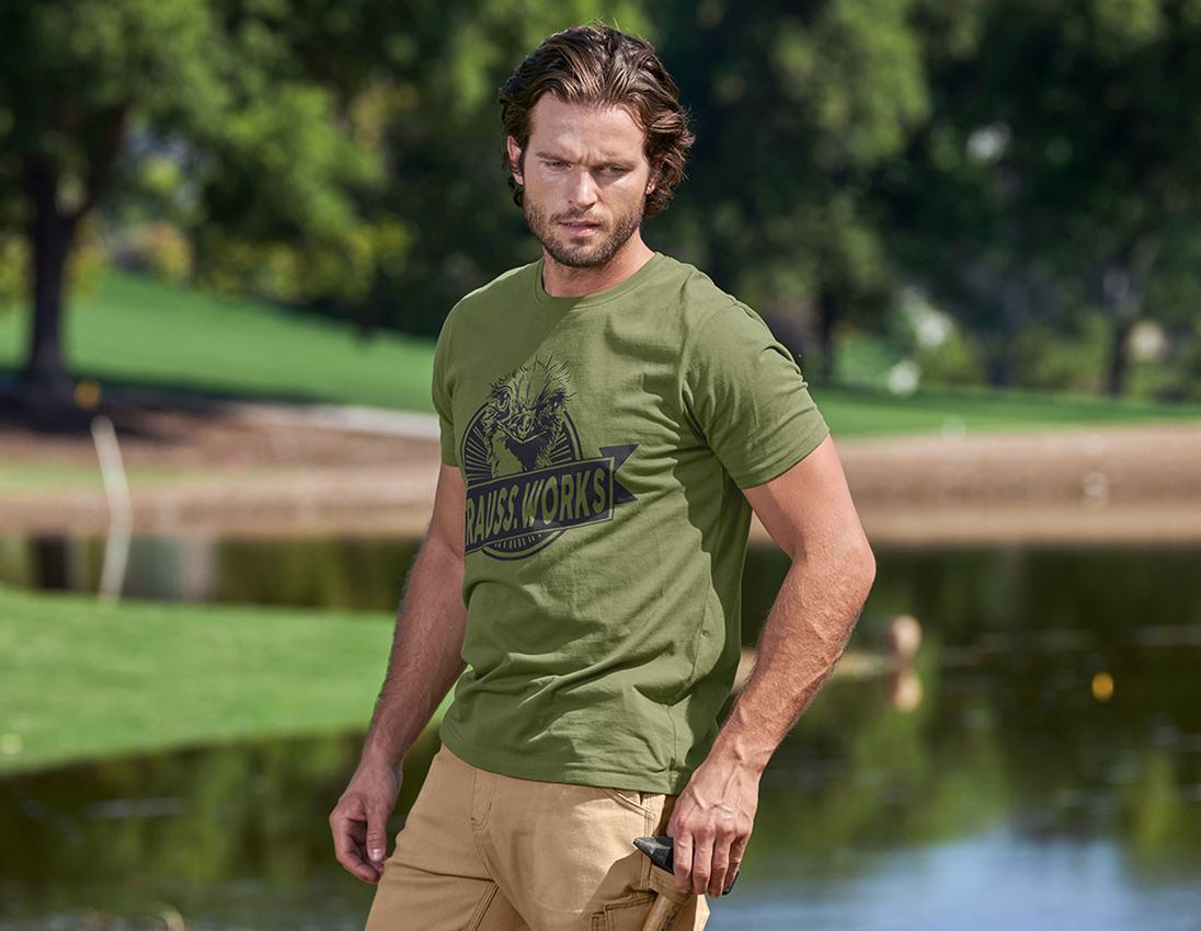 Trička, svetry & košile: Tričko e.s.iconic works + horská zelená