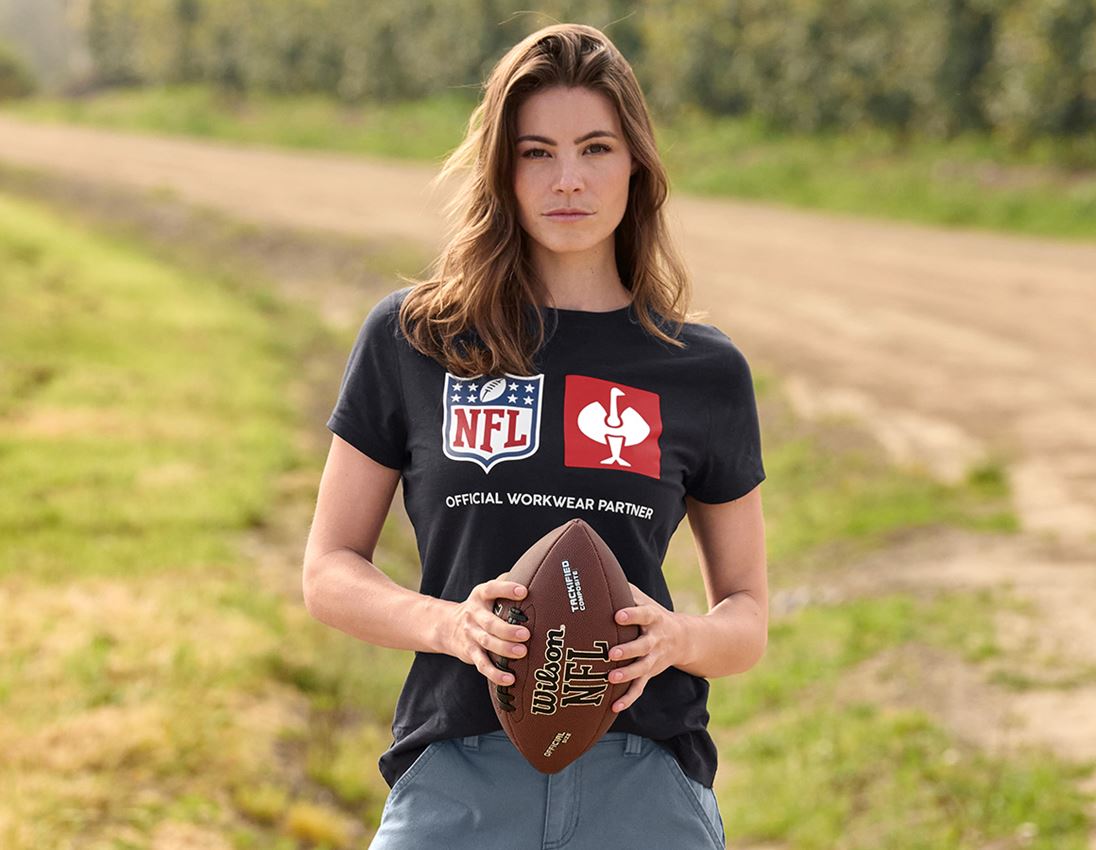 Spolupráce: NFL T-Shirt cotton, ladies + černá 2