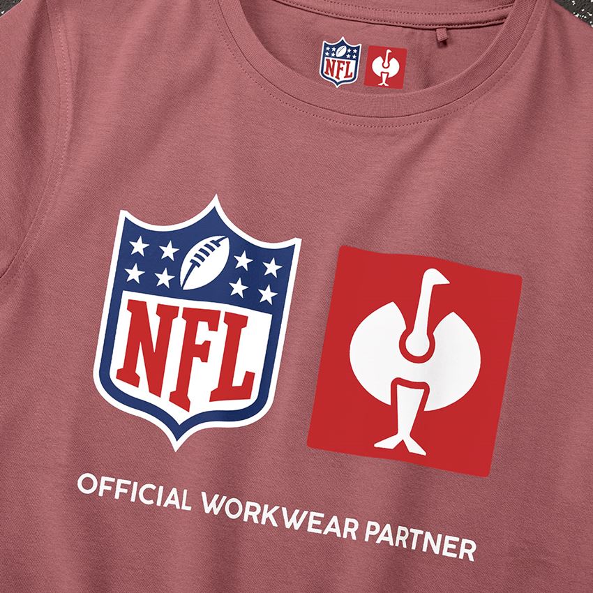 Spolupráce: NFL T-Shirt cotton, ladies + oxidově červená 2