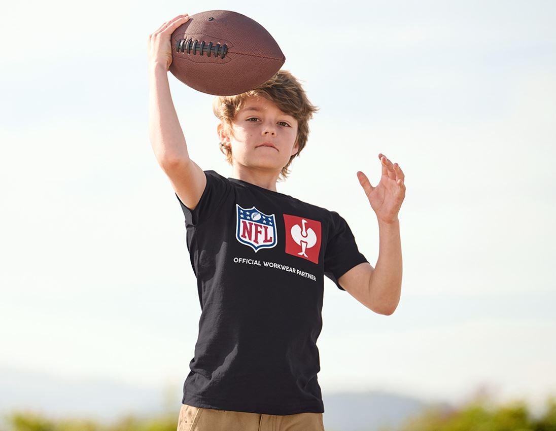 Spolupráce: NFL T-Shirt cotton, kids + černá 1