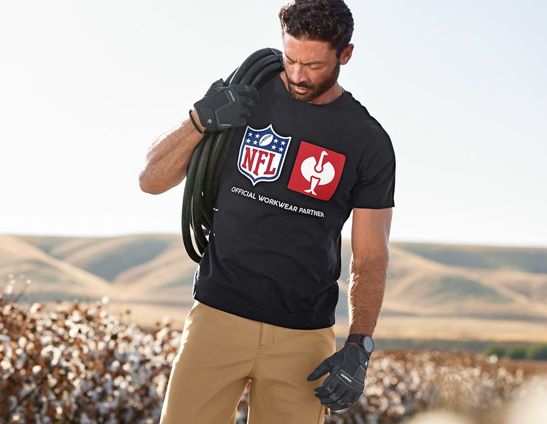 Spolupráce: NFL T-Shirt cotton + černá