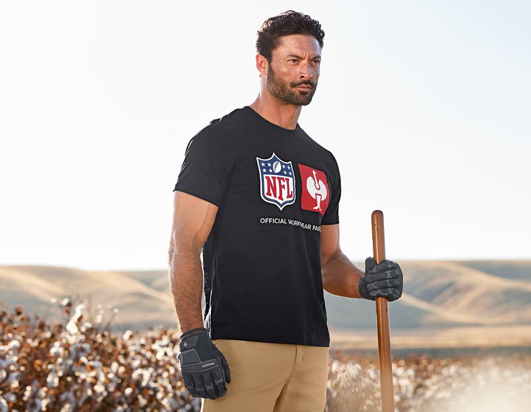 Spolupráce: NFL T-Shirt cotton + černá 2