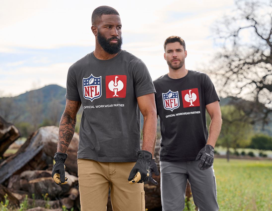 Trička, svetry & košile: NFL T-Shirt cotton + karbonová šedá 2