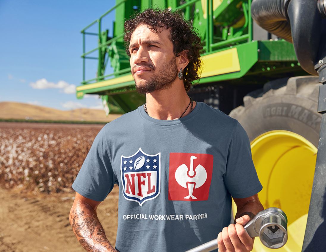 Spolupráce: NFL T-Shirt cotton + oxidově modrá 1