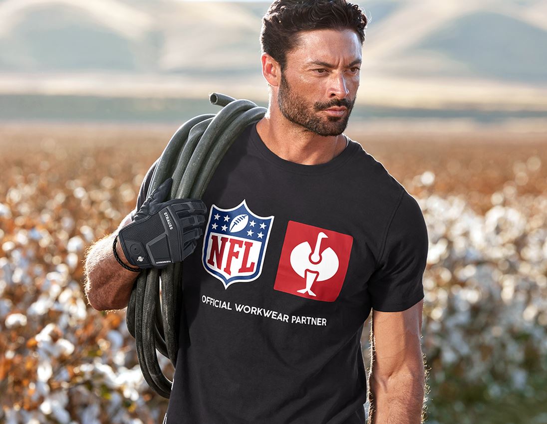 Trička, svetry & košile: NFL T-Shirt cotton + černá 1