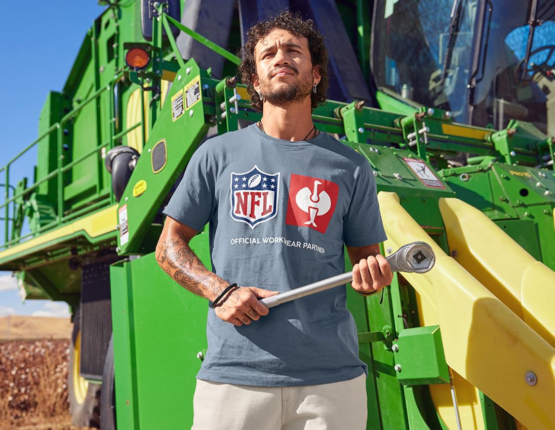 Oděvy: NFL T-Shirt cotton + oxidově modrá