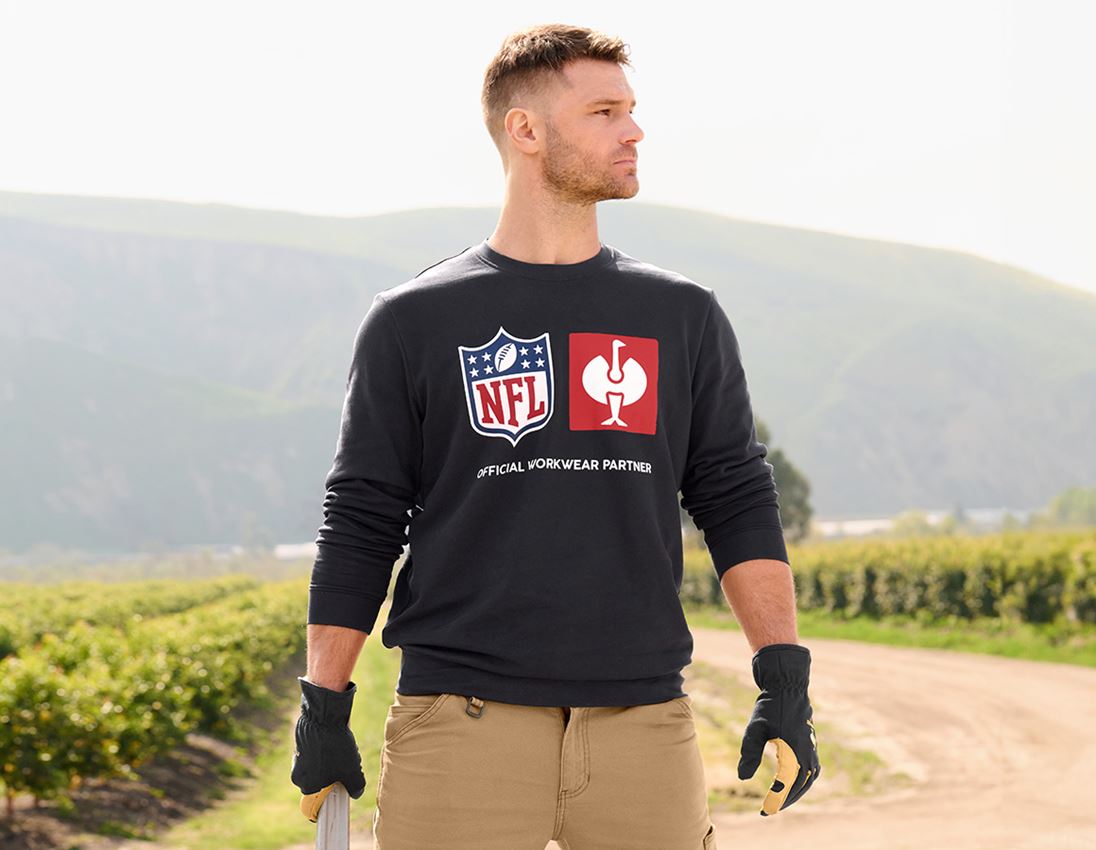 Trička, svetry & košile: NFL Sweatshirt cotton + černá 2