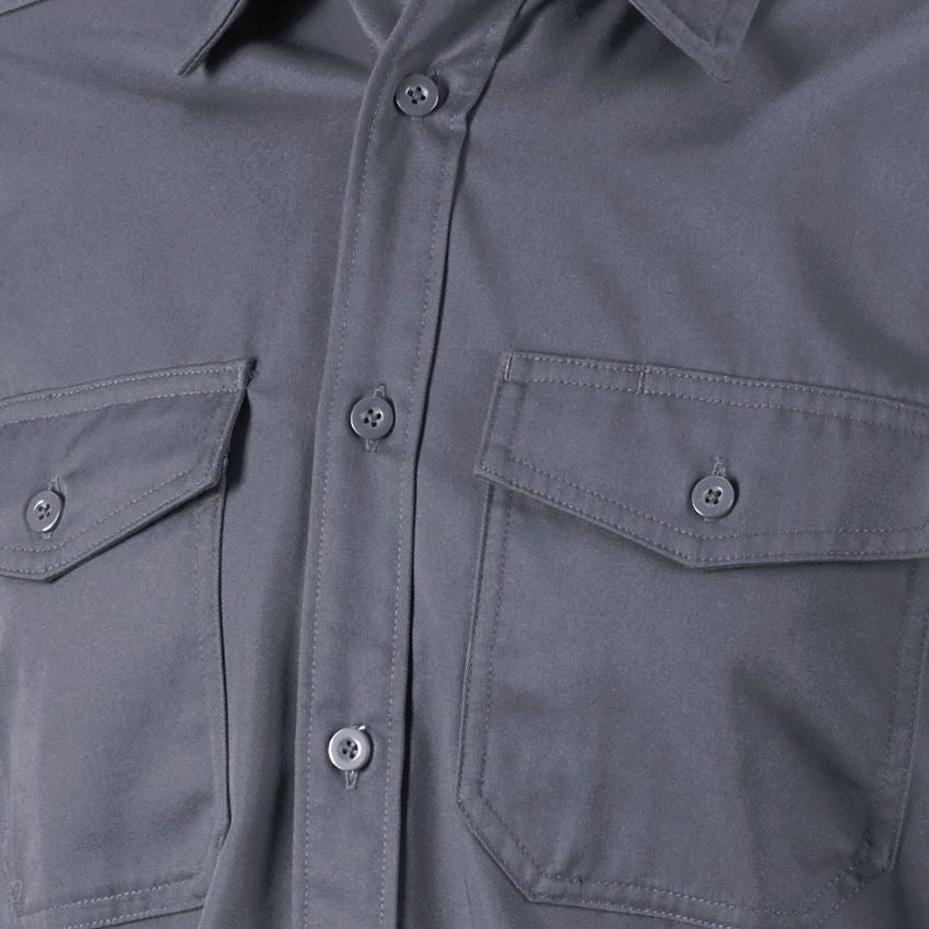 Trička, svetry & košile: Pracovní košile e.s.classic, dlouhý rukáv + šedá 2