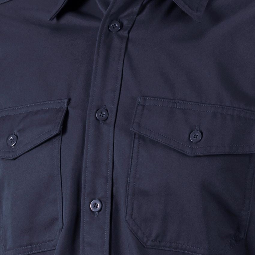 Trička, svetry & košile: Pracovní košile e.s.classic, dlouhý rukáv + tmavomodrá 2