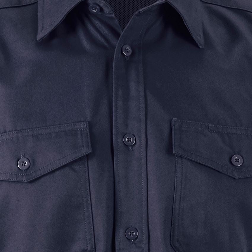 Trička, svetry & košile: Pracovní košile e.s.classic, krátký rukáv + tmavomodrá 2